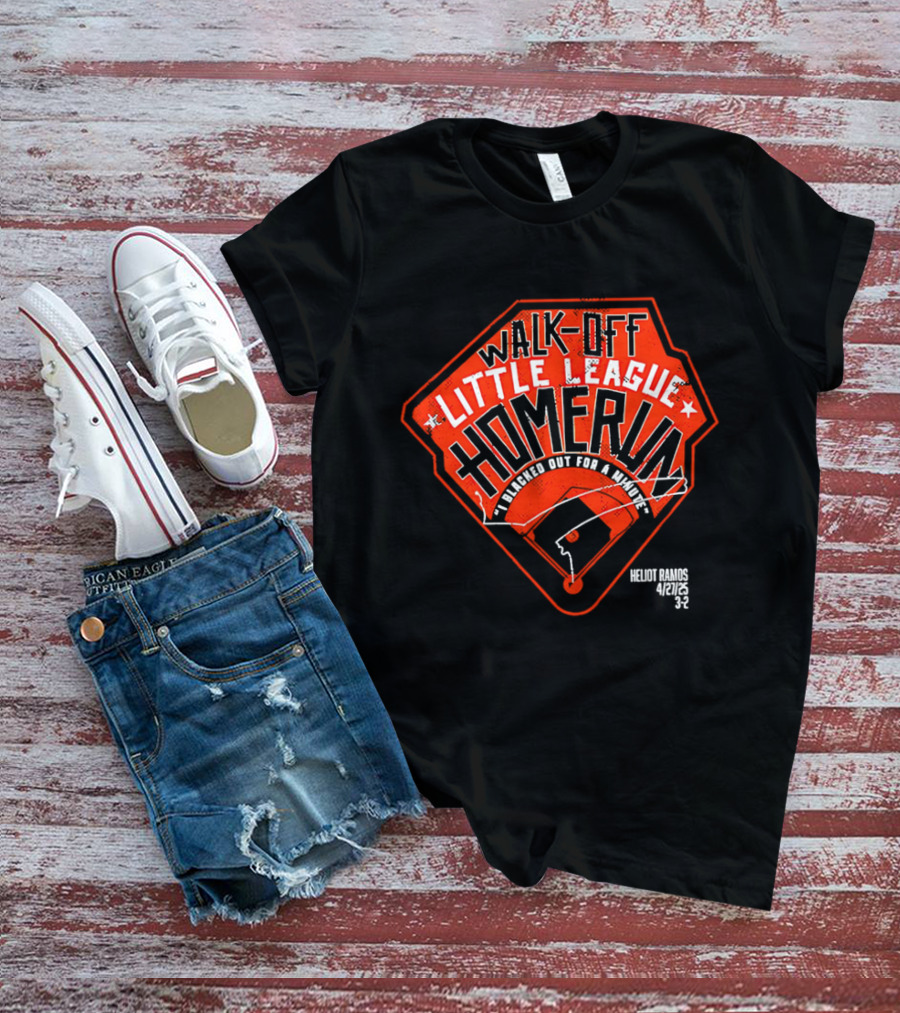 Walk-Off Little League Homerun Heliot Ramos I Blacked Out For A Minute T-Shirt