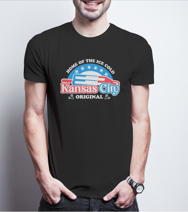 Home Of The Ice Cold Kansas City Original Popsicle Stars T-Shirt