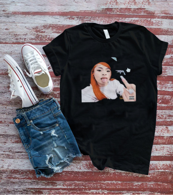 Ice Spice Tongue Out Middle Finger Iconic Gesture T-Shirt