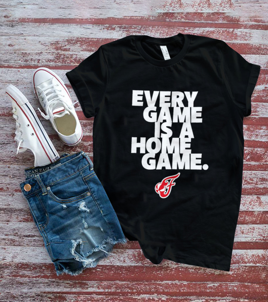 Every Game Is A Home Game Indiana Fever F Logo T-Shirt