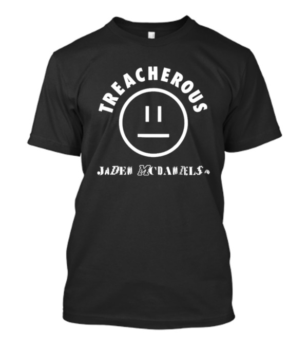 Treacherous Jaden McDaniels Smiley Face T-Shirt