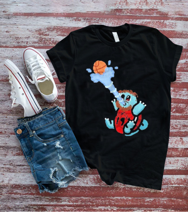 Jakob Poeltl Squirtle Toronto Raptors Basketball Fusion T-Shirt