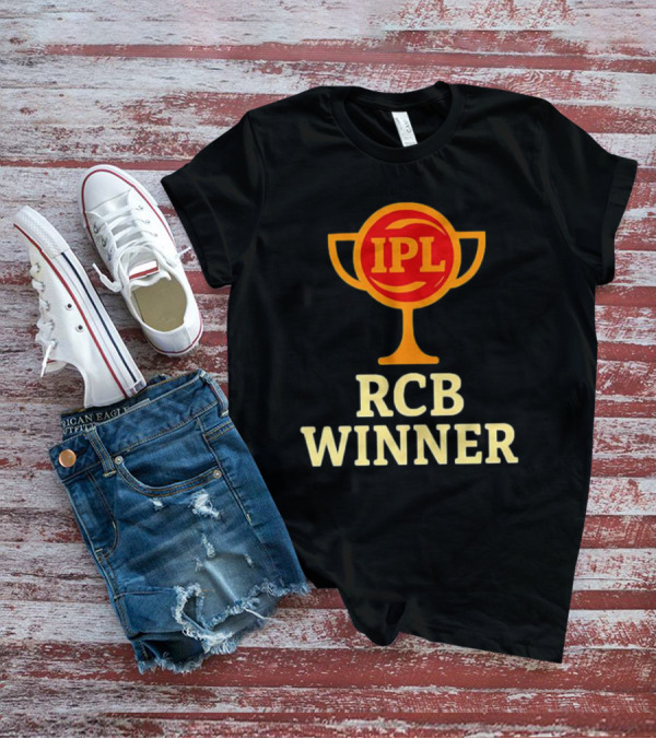 IPL RCB Winner Trophy Celebration T-Shirt