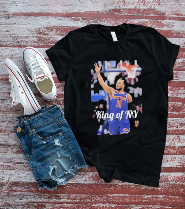 Jalen Brunson 11 New York Knicks King Of NY T-Shirt