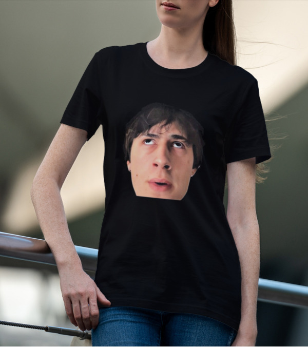 ``` James Clark Looking Up Expression Face ``` T-Shirt