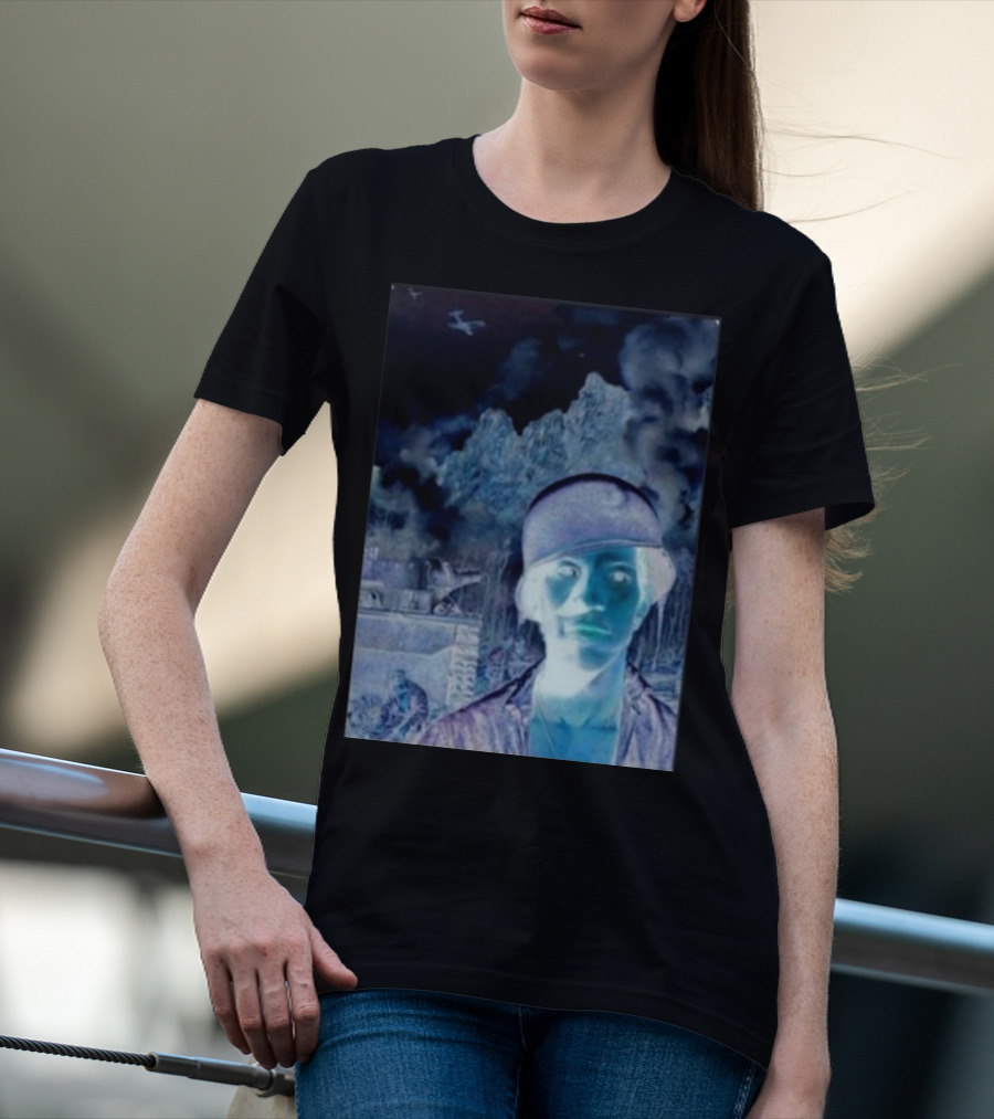 Janelledrtysoul Tyler Joseph Clancy Madrid Psychedelic Negative Mountain Portrait T-Shirt