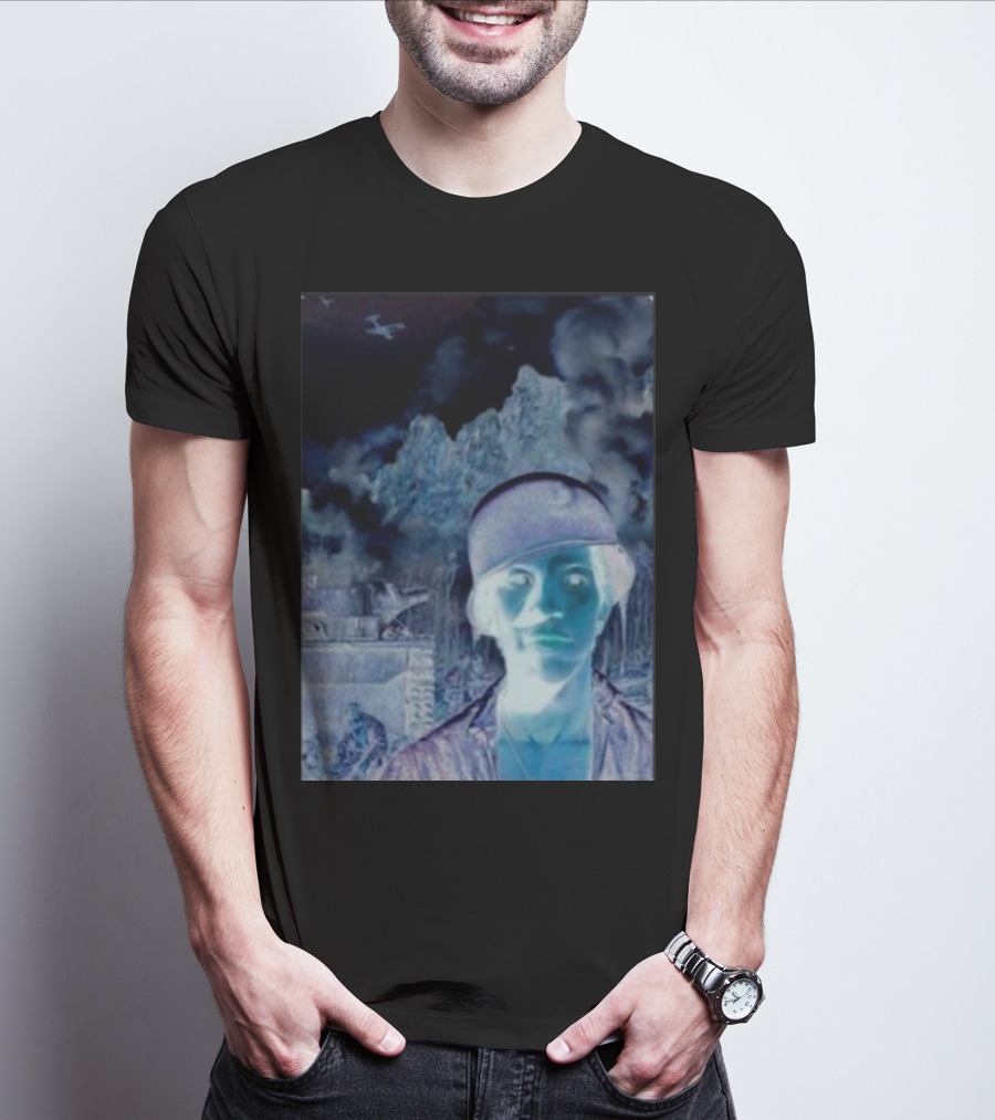 Janelledrtysoul Tyler Joseph Clancy Madrid Psychedelic Negative Mountain Portrait T-Shirt