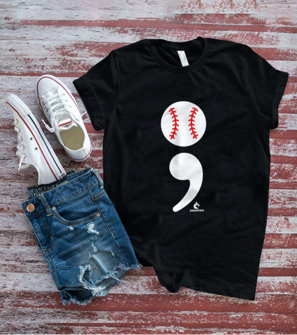 Jarren Duran The Game Isn’t Over Baseball Semicolon Symbol T-Shirt