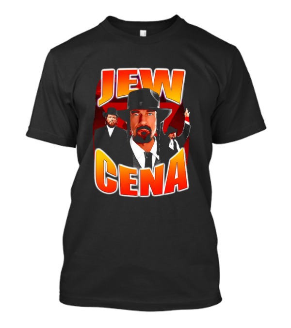 Jew Cena Fedora Hat Jewish Attire Ensemble T-Shirt
