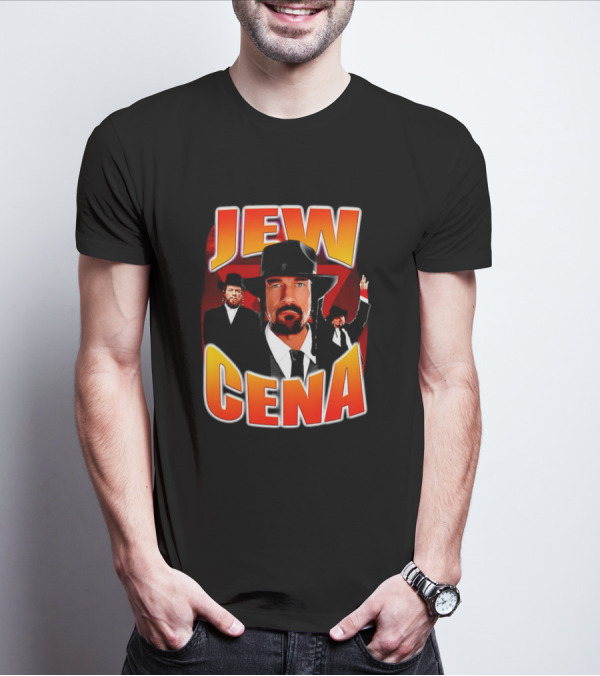 Jew Cena Fedora Hat Jewish Attire Ensemble T-Shirt