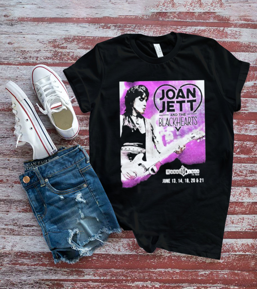 Joan Jett And The Blackhearts House Of Blues Las Vegas June 12 14 15 2025 T-Shirt