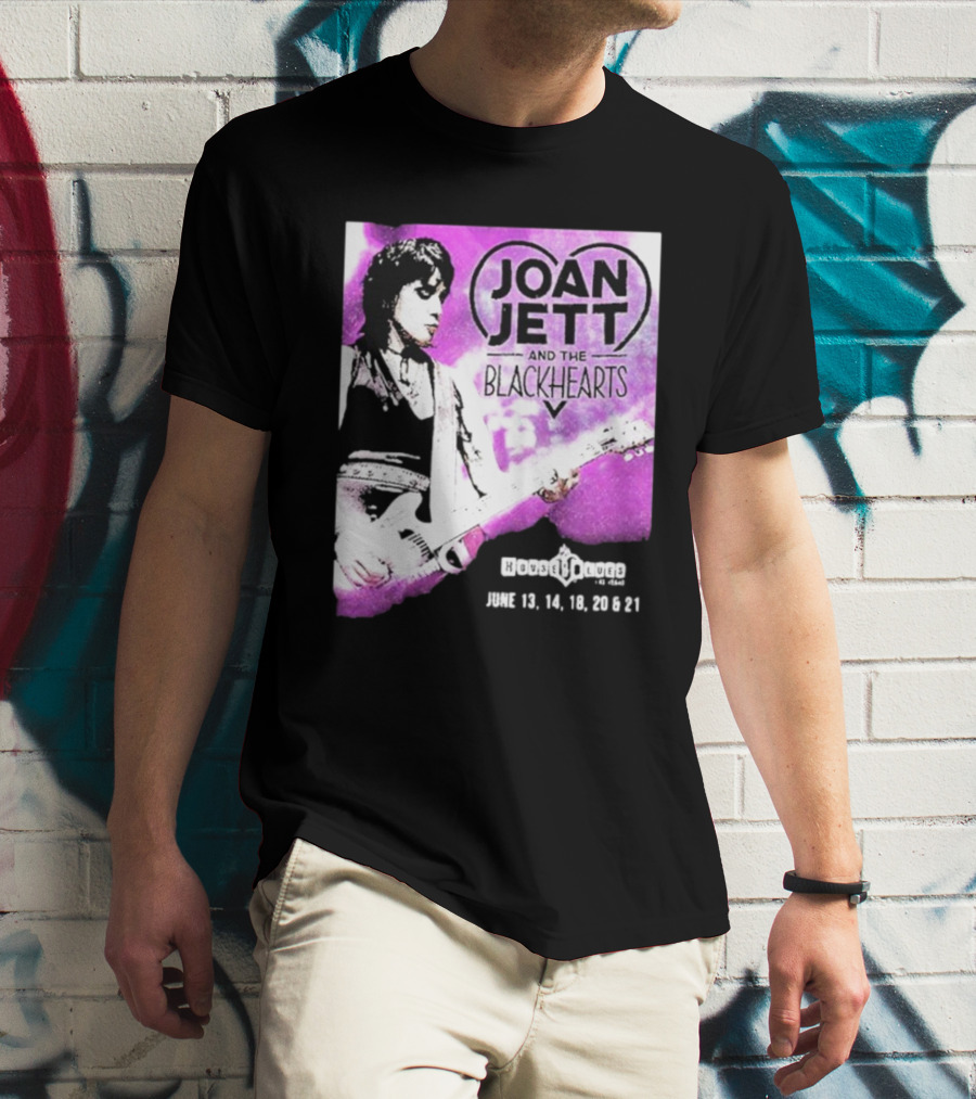 Joan Jett And The Blackhearts House Of Blues Las Vegas June 12 14 15 2025 T-Shirt