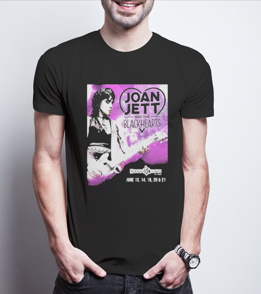 Joan Jett And The Blackhearts House Of Blues Las Vegas June 12 14 15 2025 T-Shirt