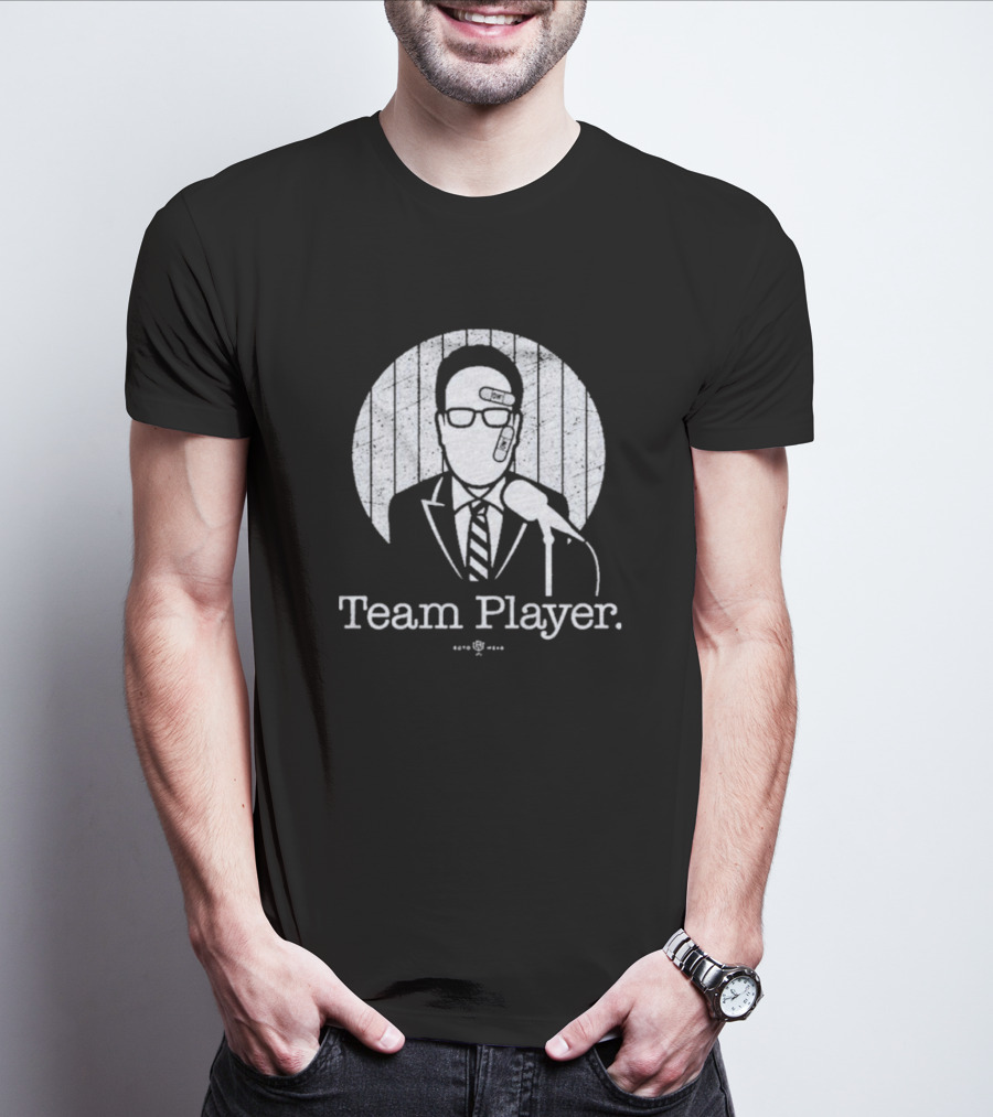 John Sterling Team Player Microphone Portrait Nestor Cortes T-Shirt