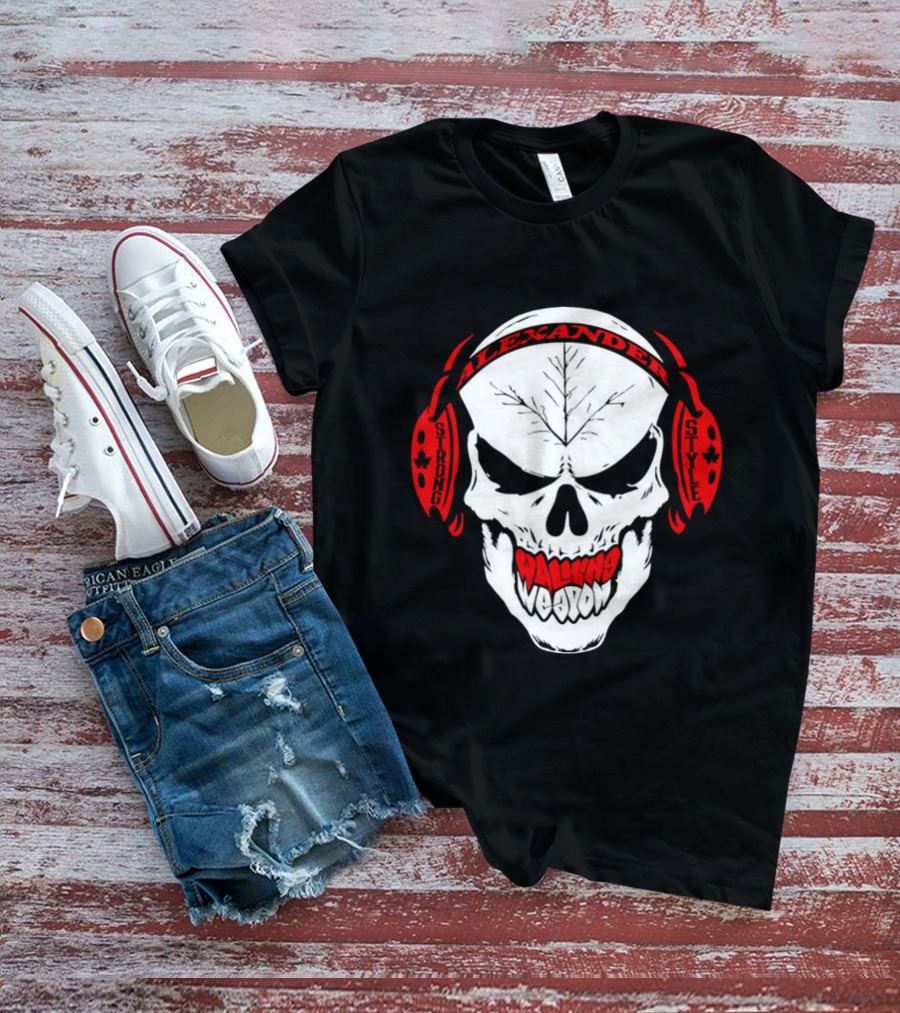 Josh Alexander Strong Style Walking Weapon Skull T-Shirt
