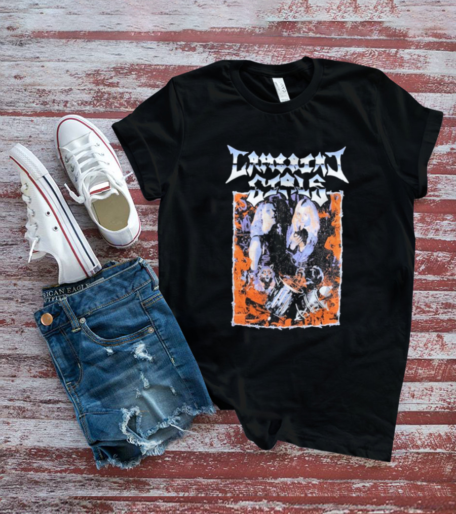 Lambrini Girls Tour 2025 With Iconic Band Imagery T-Shirt