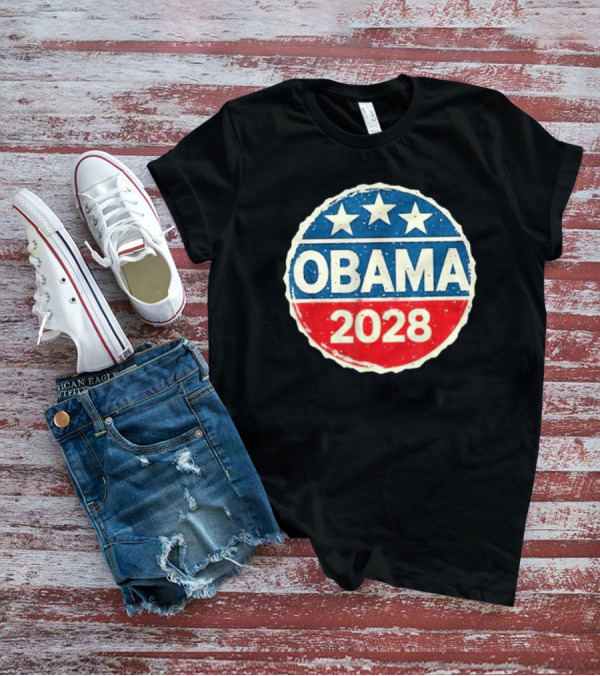 Lisa Guerrero Obama 2028 Three Star Blue Red T-Shirt