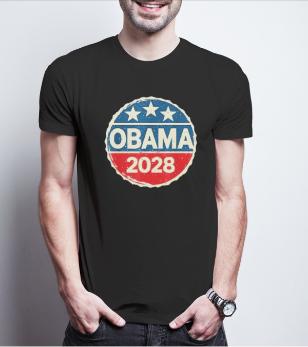 Lisa Guerrero Obama 2028 Three Star Blue Red T-Shirt