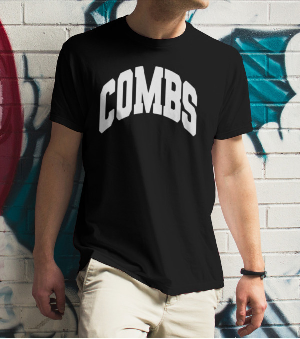 Luke Combs Merch Combs Arched 3D Lettering T-Shirt