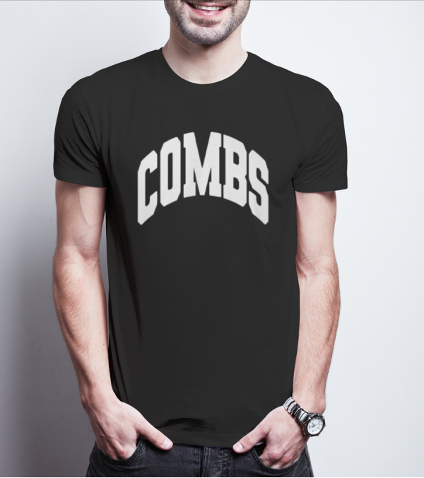 Luke Combs Merch Combs Arched 3D Lettering T-Shirt