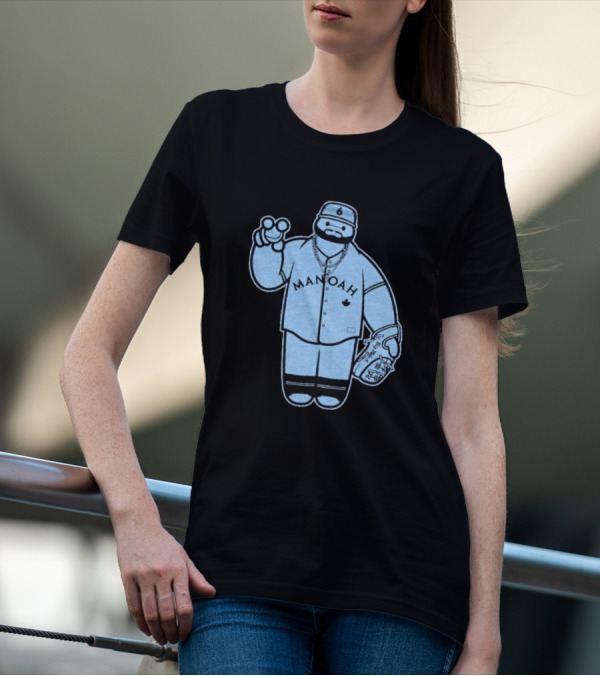 Manoah 6 Baseball Character Sports Graphic T-Shirt