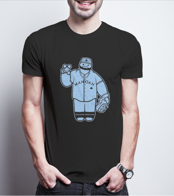 Manoah 6 Baseball Character Sports Graphic T-Shirt