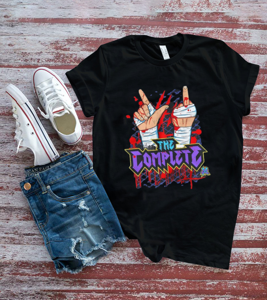 The Complete Matt Cardona Wrestling Tribute With Bloody Bandaged Hands T-Shirt
