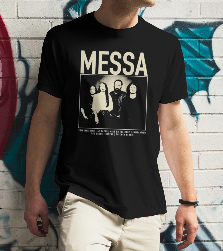 Messa Foxglove At Once Face On The Sand Unsolation The Drill I Dread Thicker Blood T-Shirt