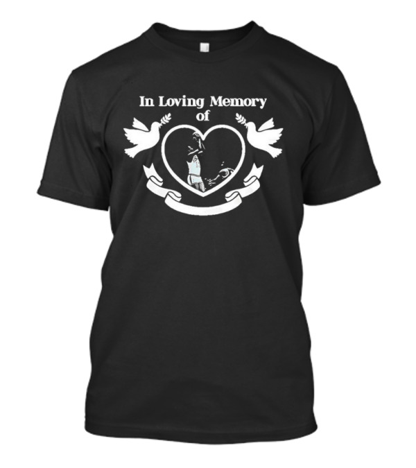 New York Knicks In Loving Memory Of Dick Barnett 2025 Doves Heart Ribbon T-Shirt