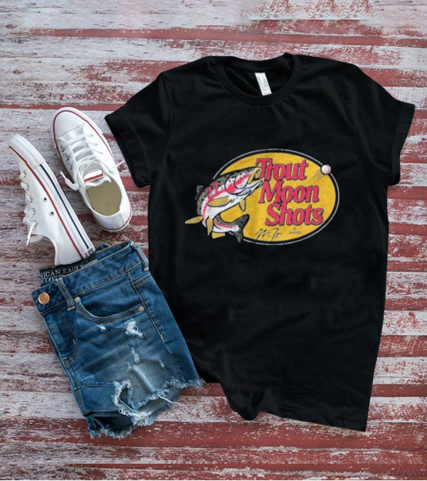 Trout Moon Shots Fish Baseball Los Angeles Angels Mike Trout T-Shirt