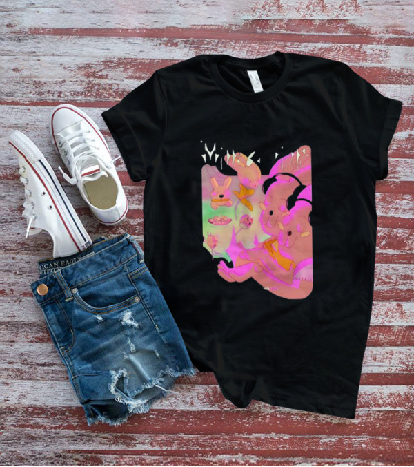Milledenials Europe Tour 2025 Whimsical Cartoon Characters T-Shirt