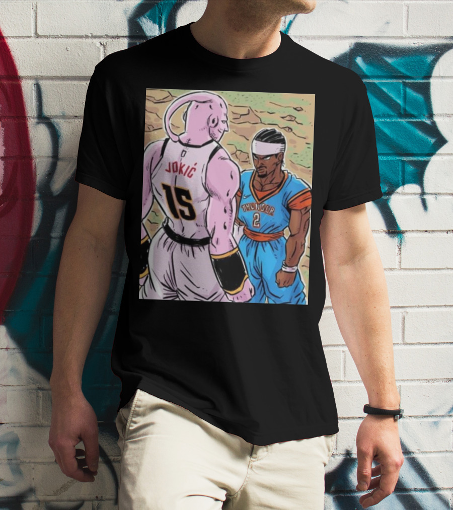 Nikola Jokic 15 Vs Shai Thunder 2 Epic Showdown 2025 T-Shirt