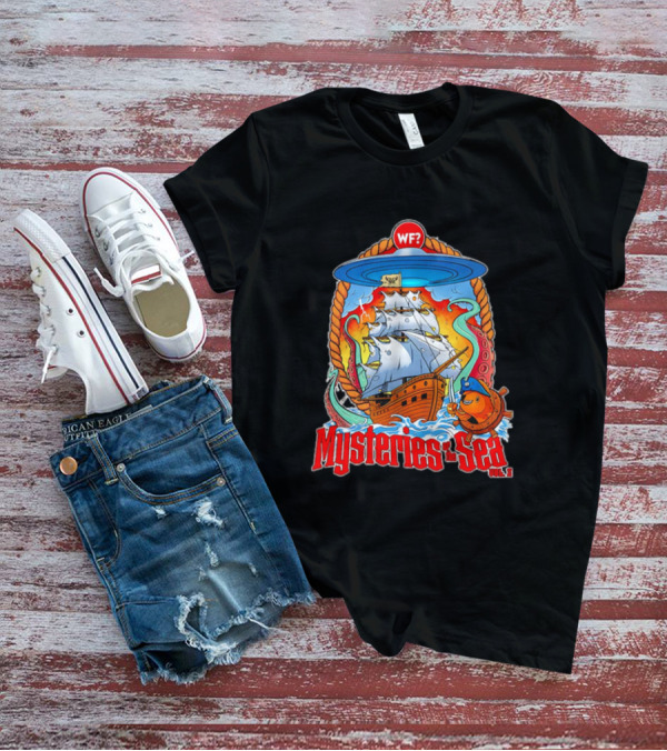 Mysteries Of The Sea Vol. 2 UFO Pirate Ship Cartoon WF? T-Shirt