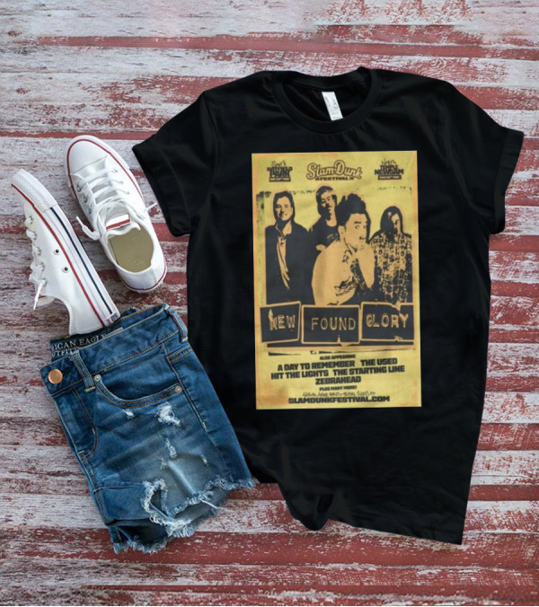 Slam Dunk Festival 2025 New Found Glory A Day To Remember The Used Hatfield Park Herts May 24 T-Shirt