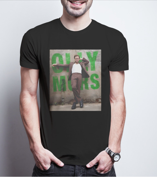 Olly Murs 15 Years Of Hits 2025 Bold Green Wall Fashion Pose T-Shirt