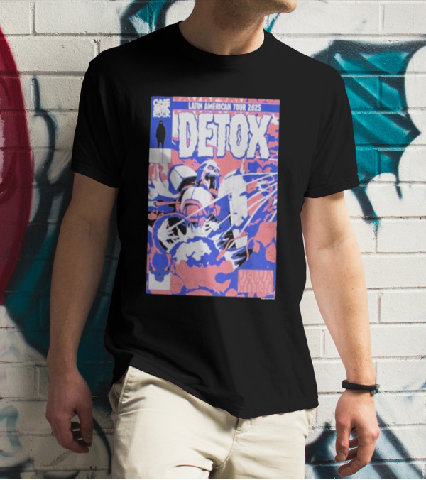 One OK Rock Detox Latin American Tour 2025 Robot T-Shirt
