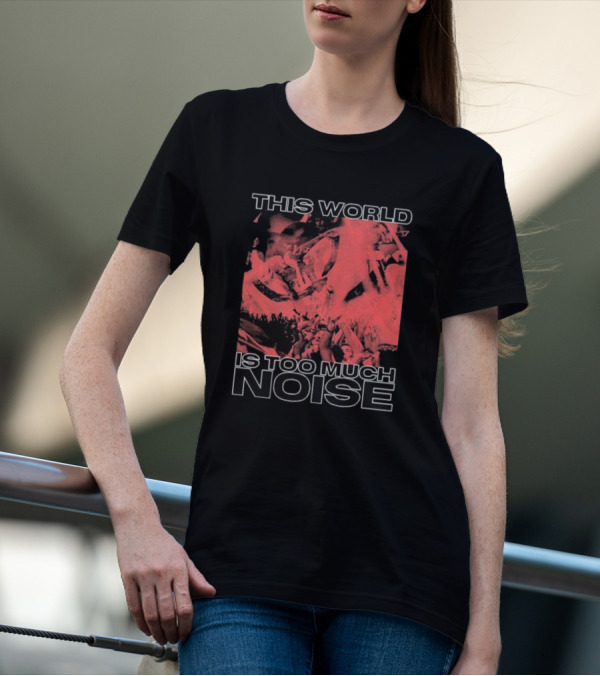 This World Is Too Much Noise Rise Against Concert Imagery T-Shirt