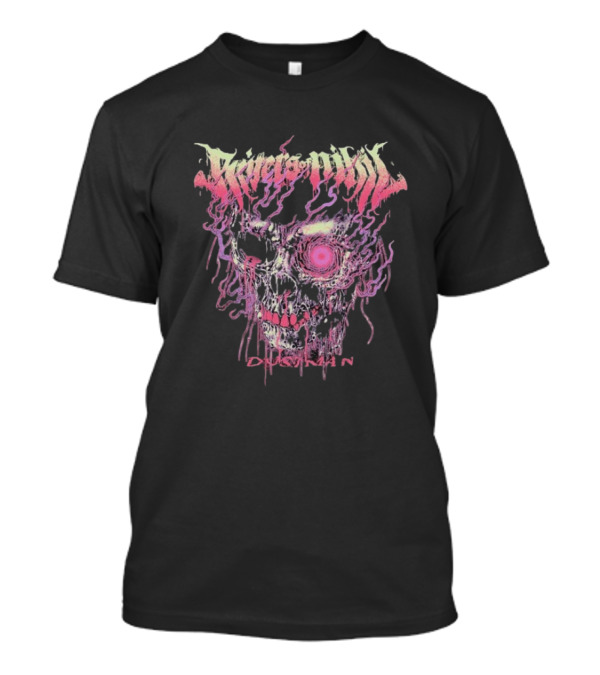 Rivers Of Nihil Dustman Psychedelic Skull Artwork T-Shirt