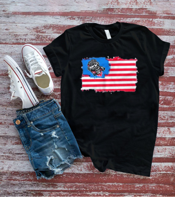 Rocket City Trash Pandas American Flag Red White Blue T-Shirt