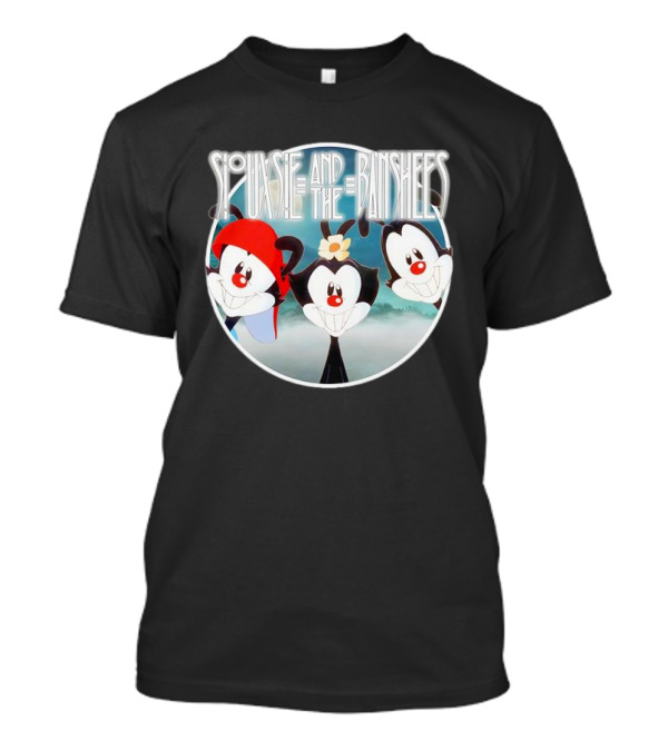 Siouxsie And The Banshees Animaniacs Mashup Design T-Shirt