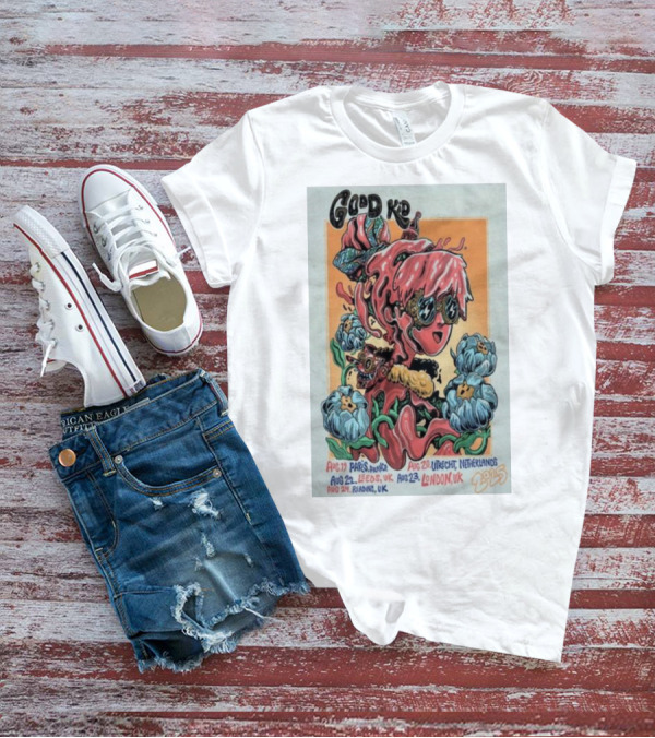 Good Kid Paris Utrecht Leeds London Reading August 2023 Tour T-Shirt