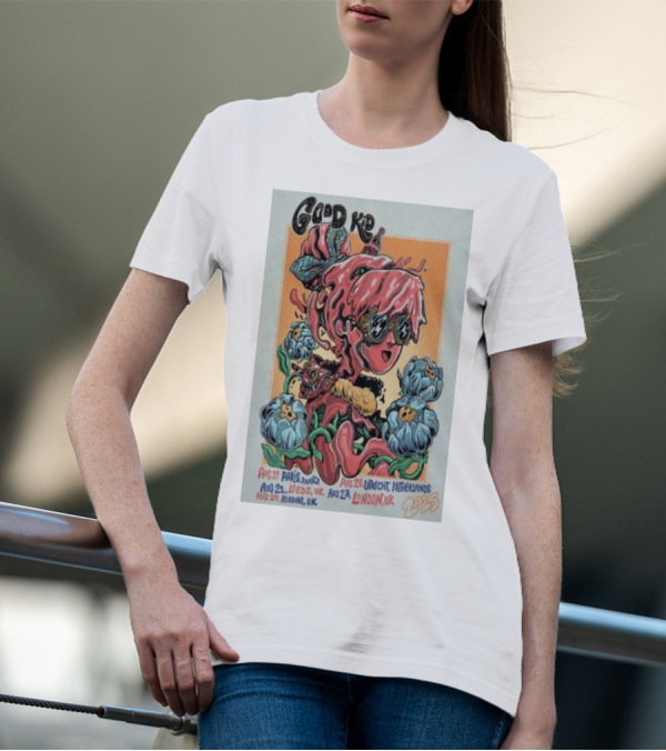 Good Kid Paris Utrecht Leeds London Reading August 2023 Tour T-Shirt
