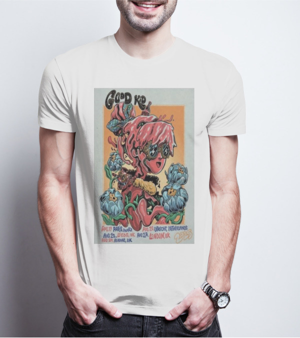 Good Kid Paris Utrecht Leeds London Reading August 2023 Tour T-Shirt