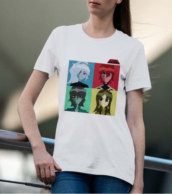 HAVEN Character Cast Art Style With Four Characters T-Shirt