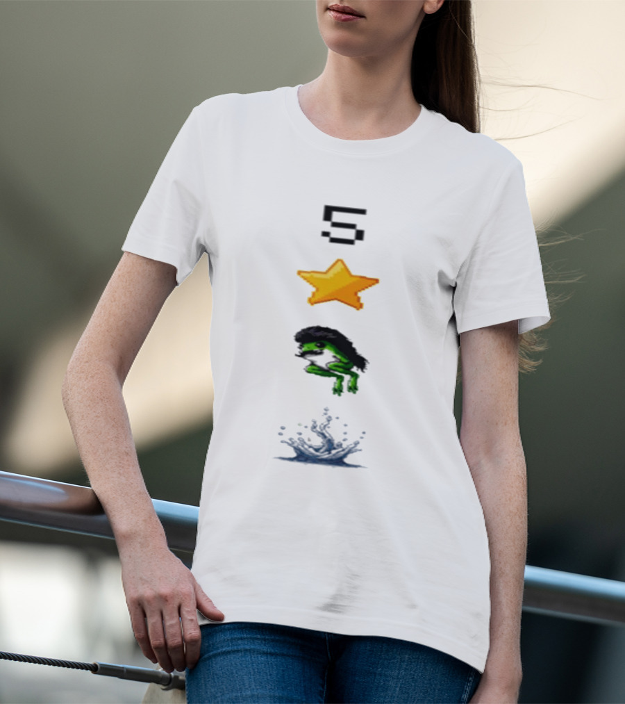 Heart And Sole Customs 5 Star Frog Jump Splash T-Shirt