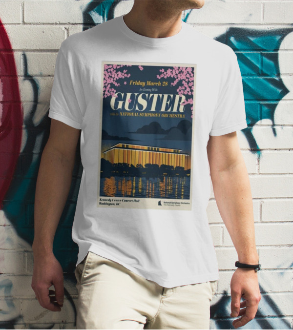 Friday March 28 An Evening With Guster National Symphony Orchestra Kennedy Center Washington DC T-Shirt