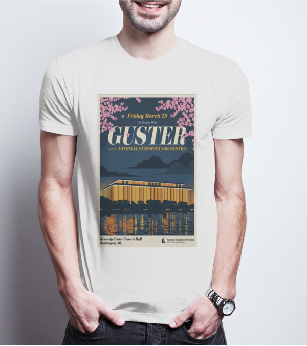 Friday March 28 An Evening With Guster National Symphony Orchestra Kennedy Center Washington DC T-Shirt