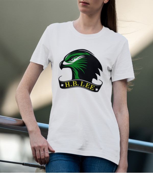 H.B. Lee Green Eagle Emblem T-Shirt