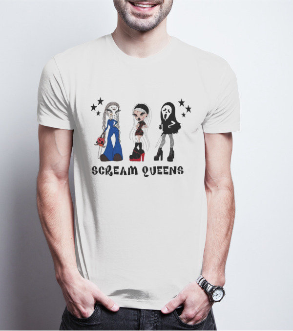 Halloween Dolls Queen Spooky Cricut Sublimation Craft Design T-Shirt