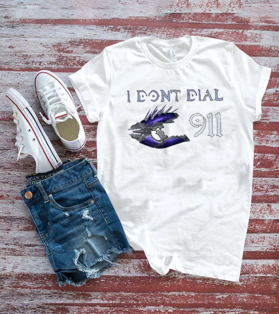 I Don't Dial 911 Halo Needler T-Shirt